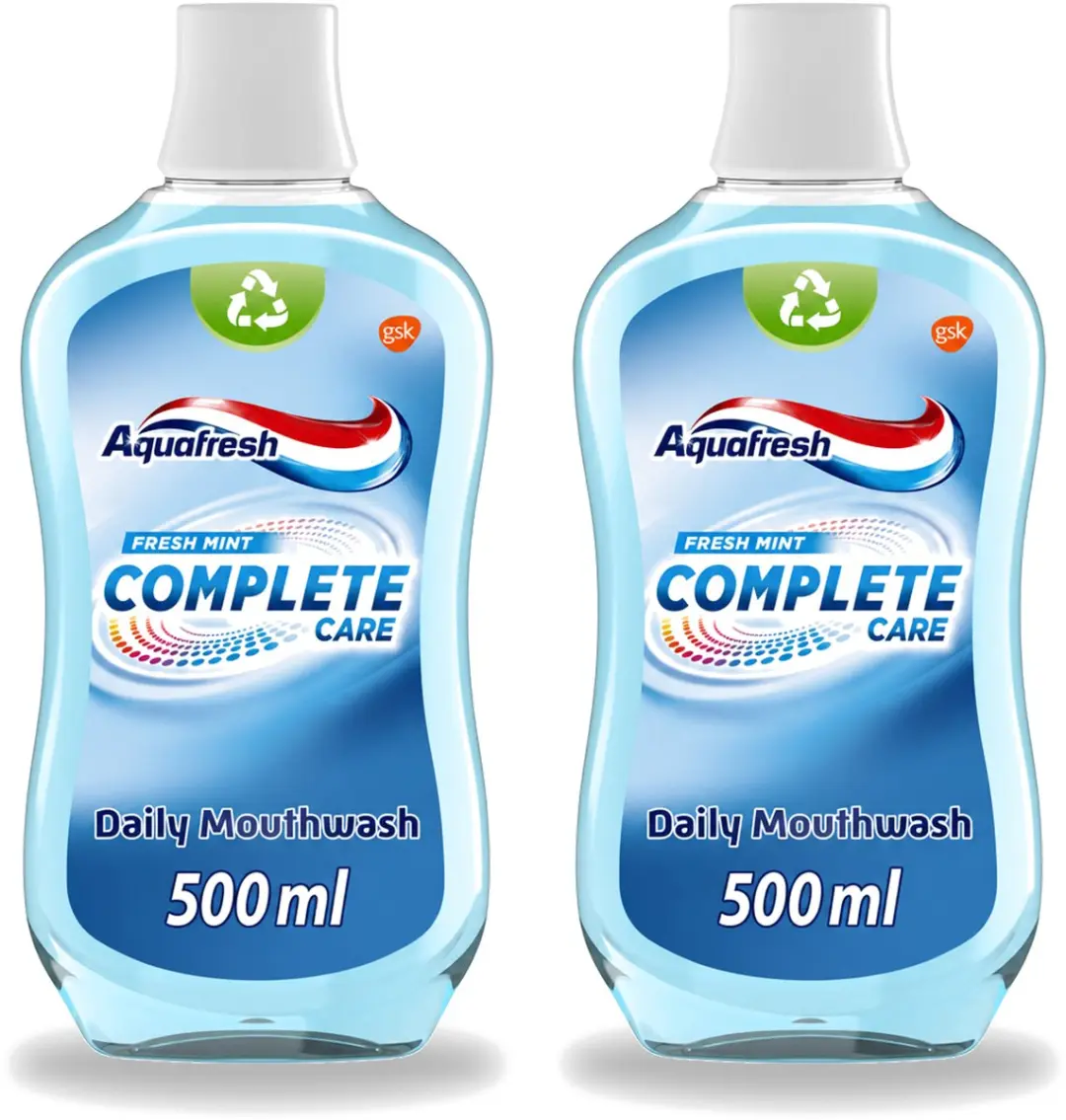 2 x Aquafresh Complete Care Mondwater