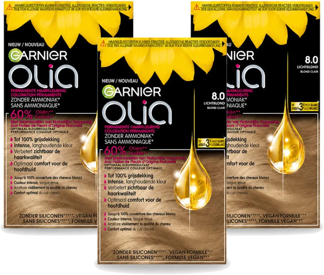 3 x Garnier