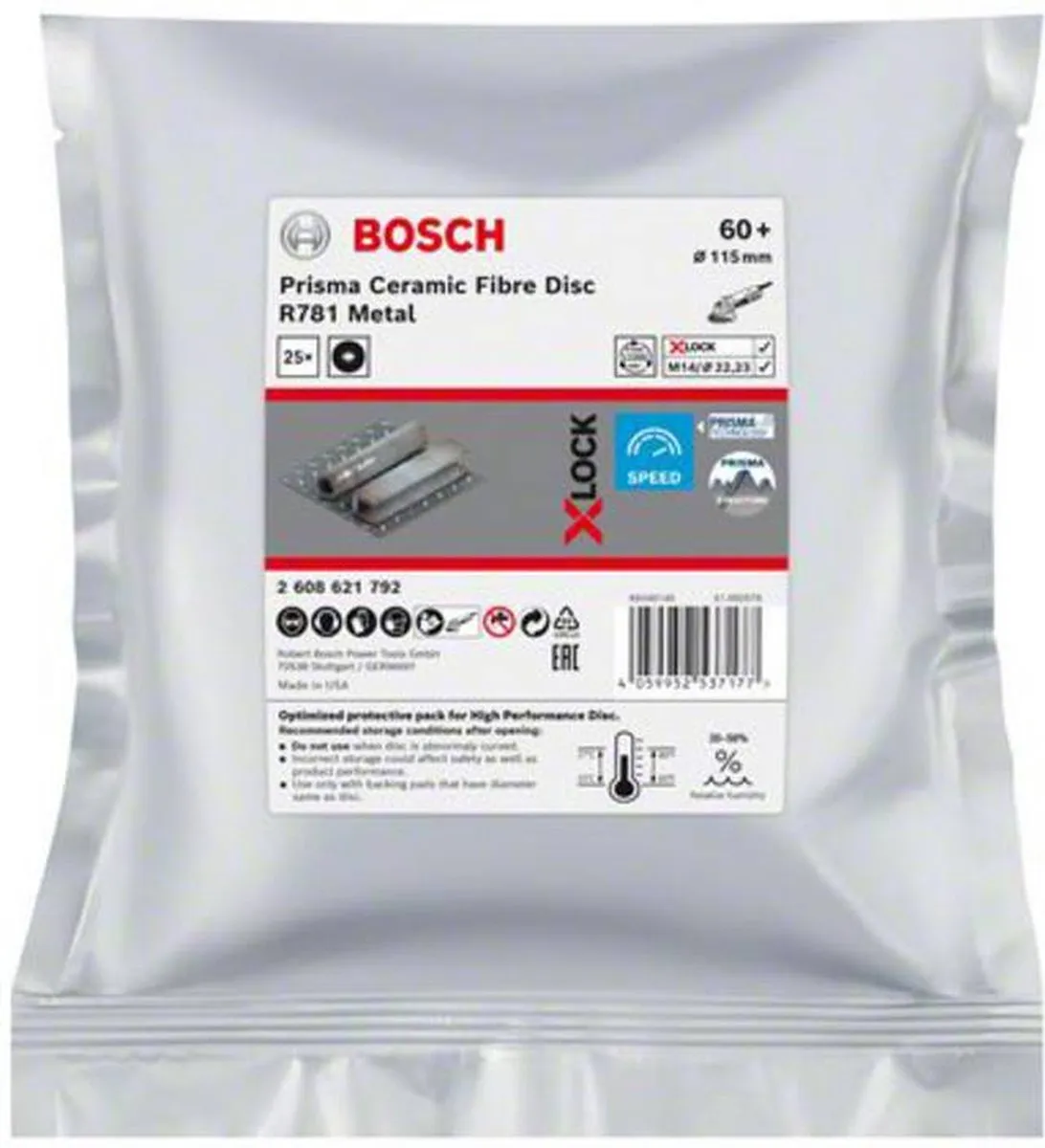 Bosch Professional Fiberschijf Ø115mm Korrel 60