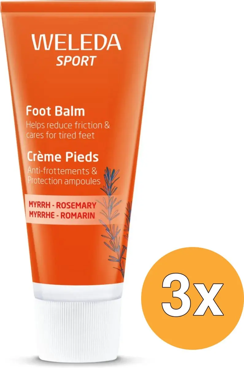 3x Weleda Sport Voetbalsem (75 ml)