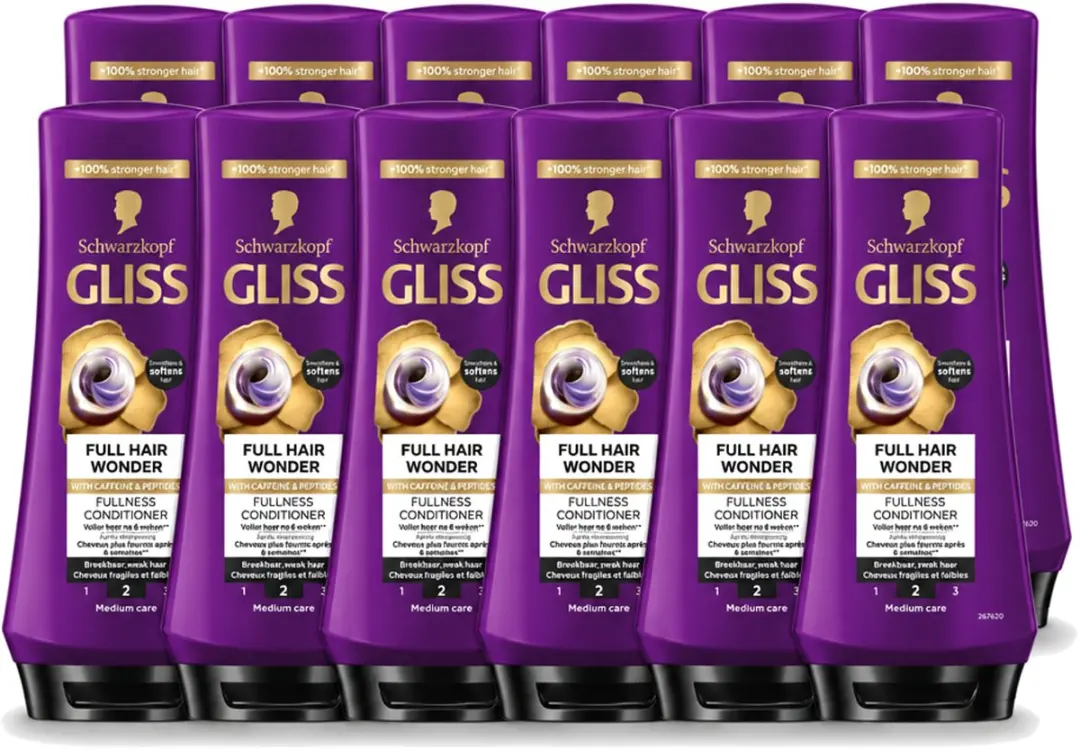 12 x Gliss Conditioner Full Hair Wonder