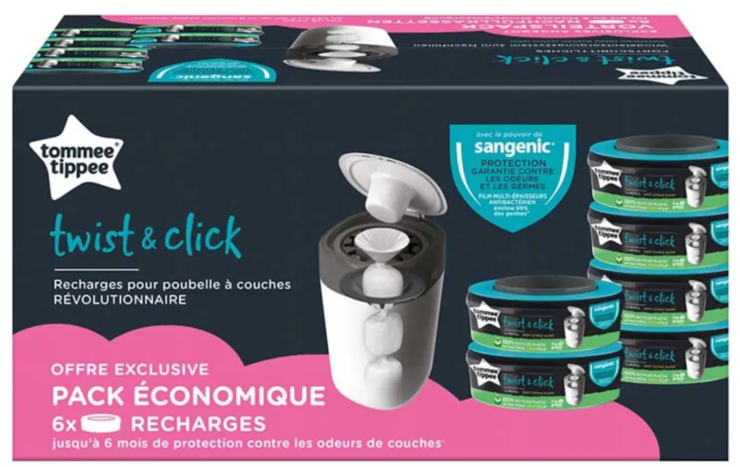 Tommee Tippee Twist & Click Navulcassettes