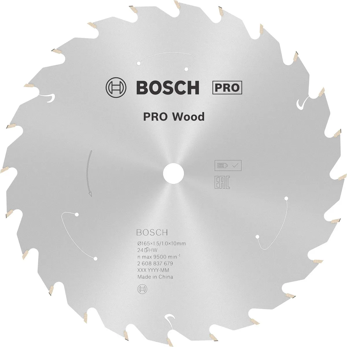 Bosch Professional Wood Accuzaagblad 165x1,5x10mm