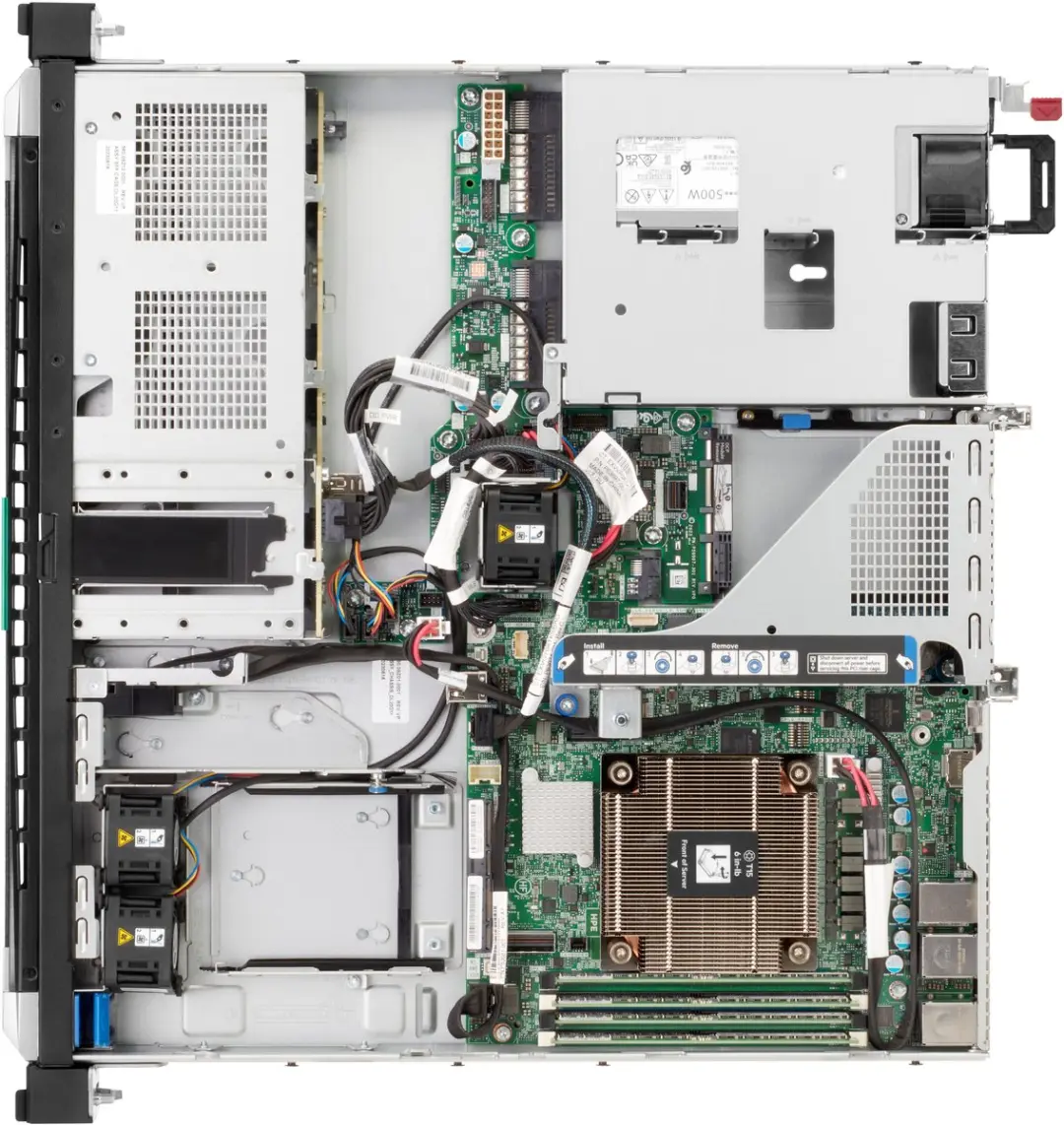 HPE ProLiant Gen11 P71375-425 Server - 1U - Xeon E-2436 6C 32GB 960GB