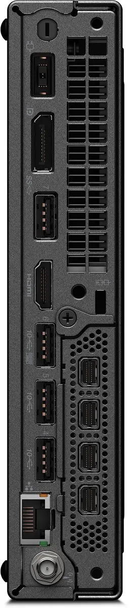 Lenovo ThinkStation P3 Tiny Gen 2 RTX A400 Mini PC - 32GB/512GB - Zwart - afbeelding 3 van 6