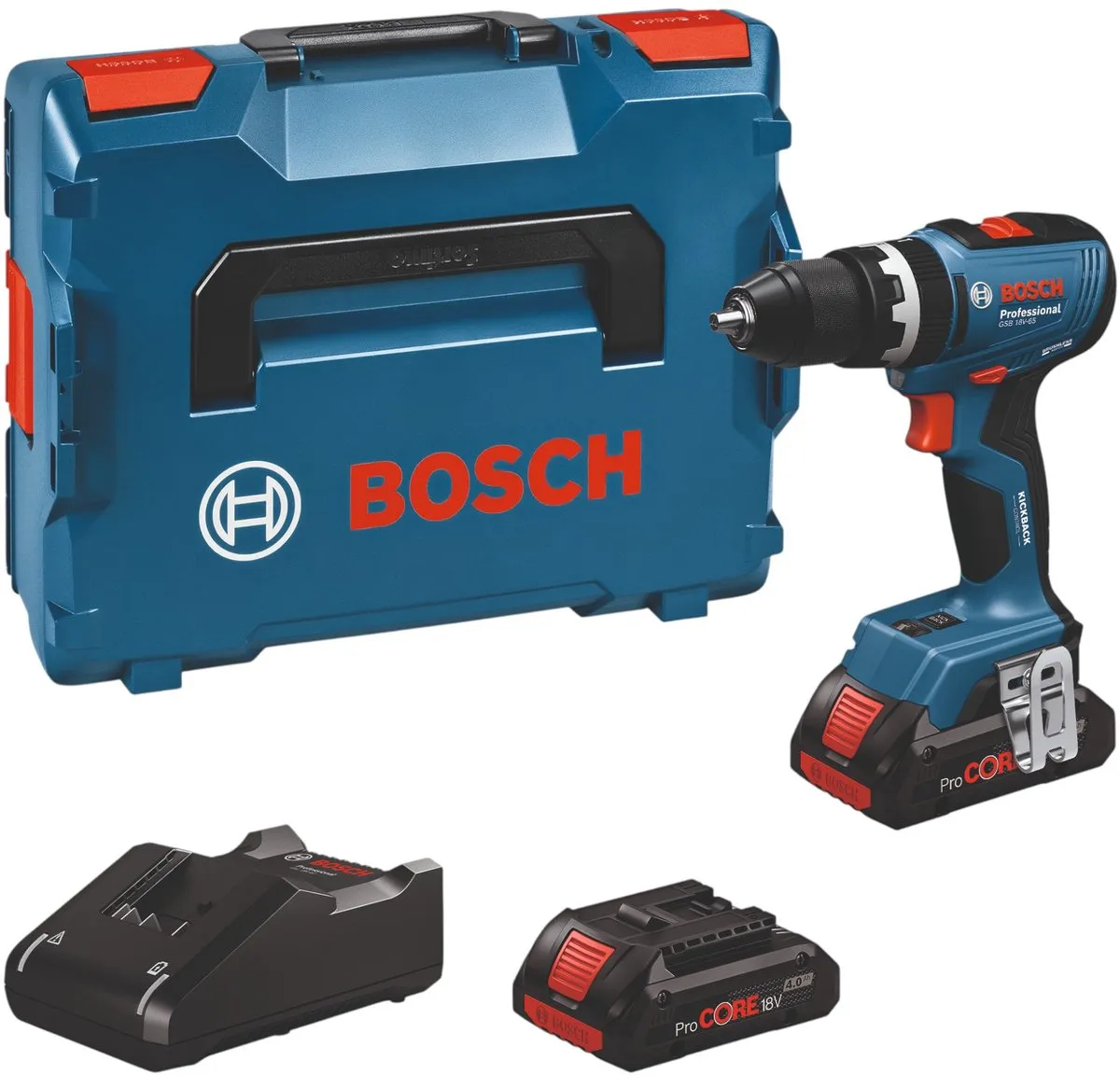 Bosch Professional GSB 18V-65 Klopboormachine Brushless - 65 Nm