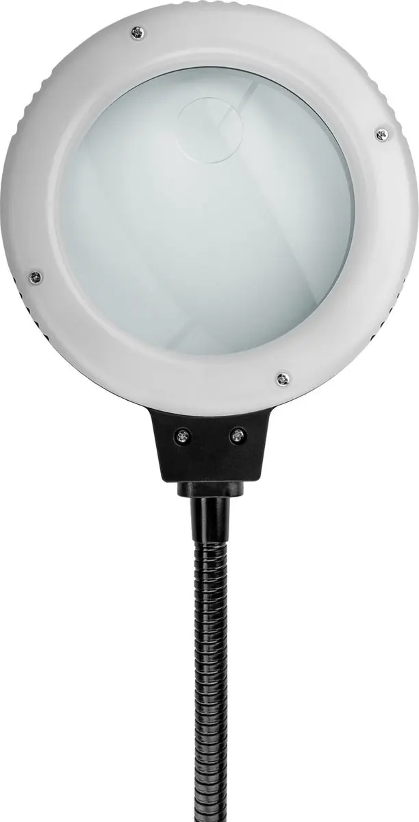 Goobay Soldeerhulp met loepverlichting - Zwart