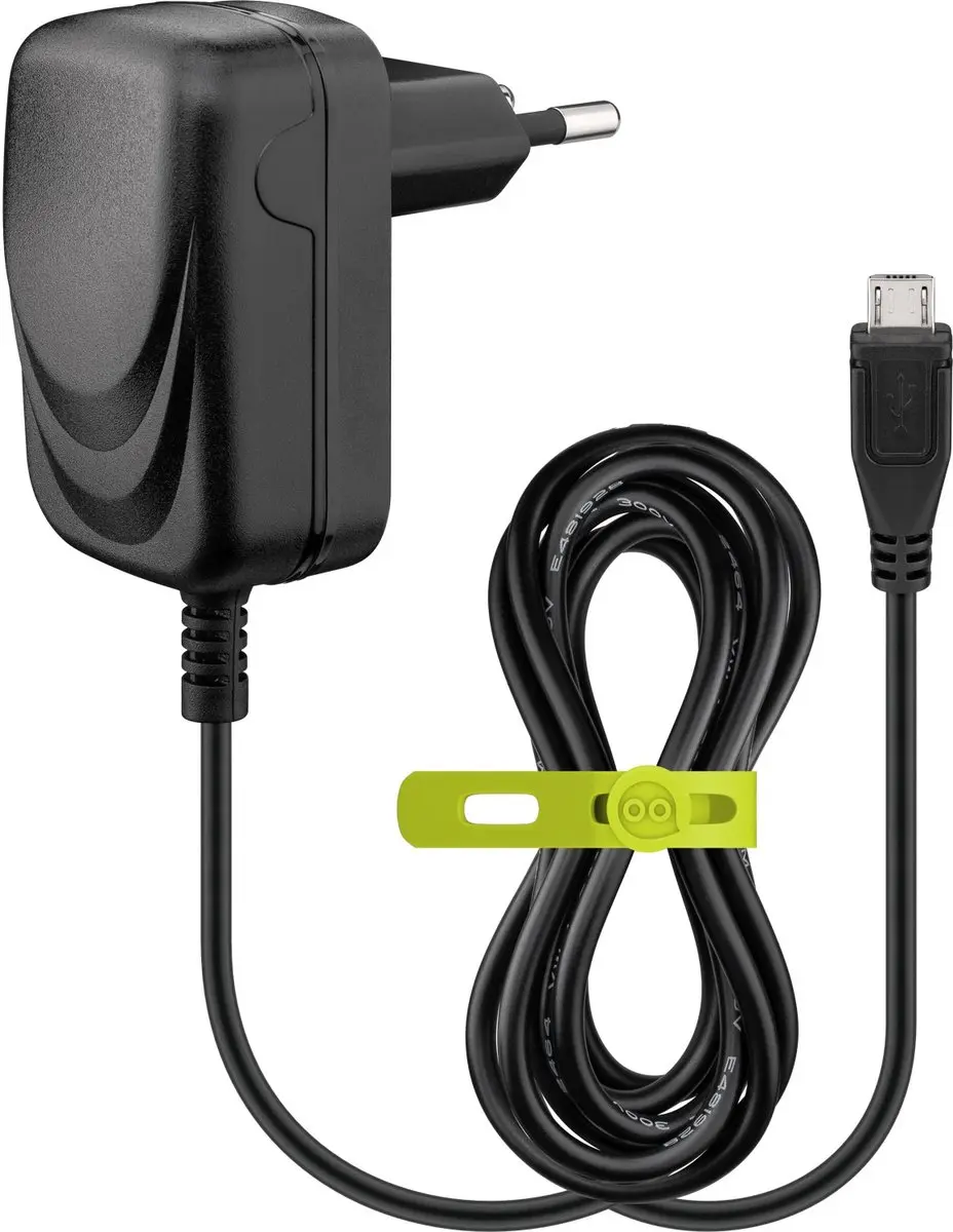 Goobay 5 W Micro-USB-voeding, universele oplader voor apparaten met Micro-B-poor