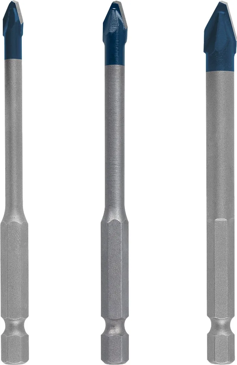 Bosch Professional EXPERT HEX-9 HardCeramic Tegelborenset 3-delig