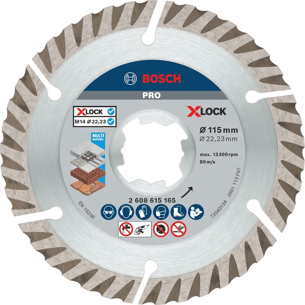 Bosch Professional Diamanten Doorslijpschijf 115mm - Metaal