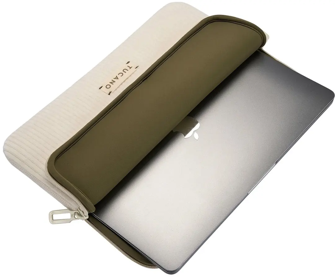 Tucano Velluto Sleeve MacBook 13 - Wit