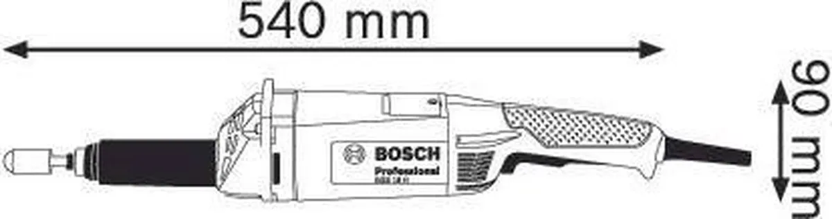 Bosch Professional GGS 18 H Slijpmachine - 1050W - Metaal