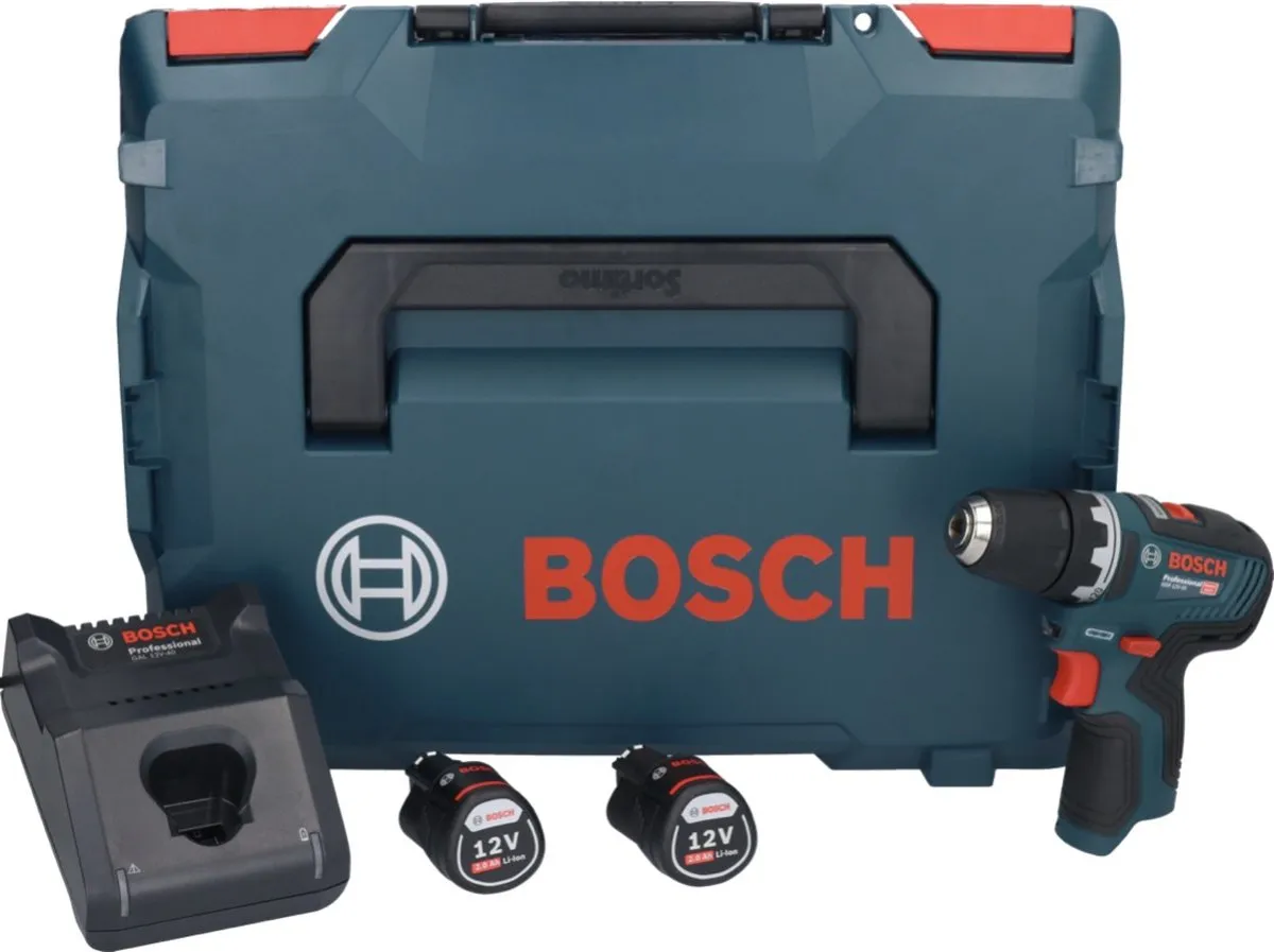 Bosch Professional GSR 12V-35 Accuboormachine - 35Nm borstelloos - 2x 2.0Ah accu