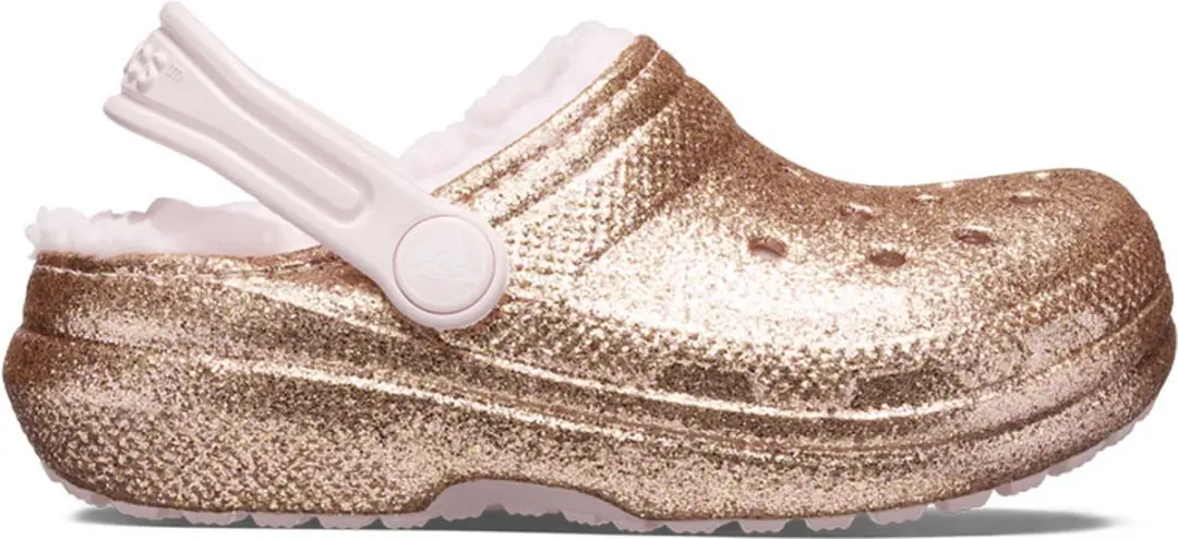 207462 Classic Lined Glitter Clog Kids Q3-22
