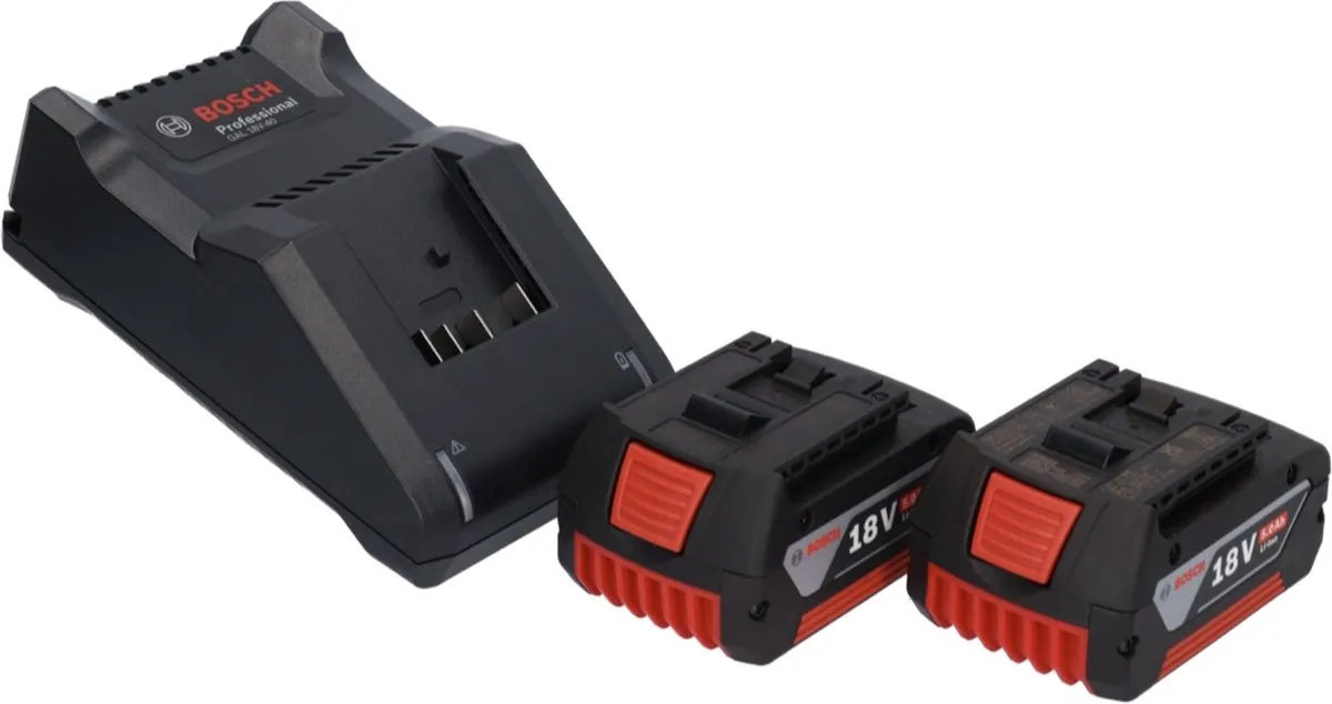 Bosch Professional GSB 18V-55 Klopboormachine - 55Nm Borstelloos - 2x 5.0Ah Accu