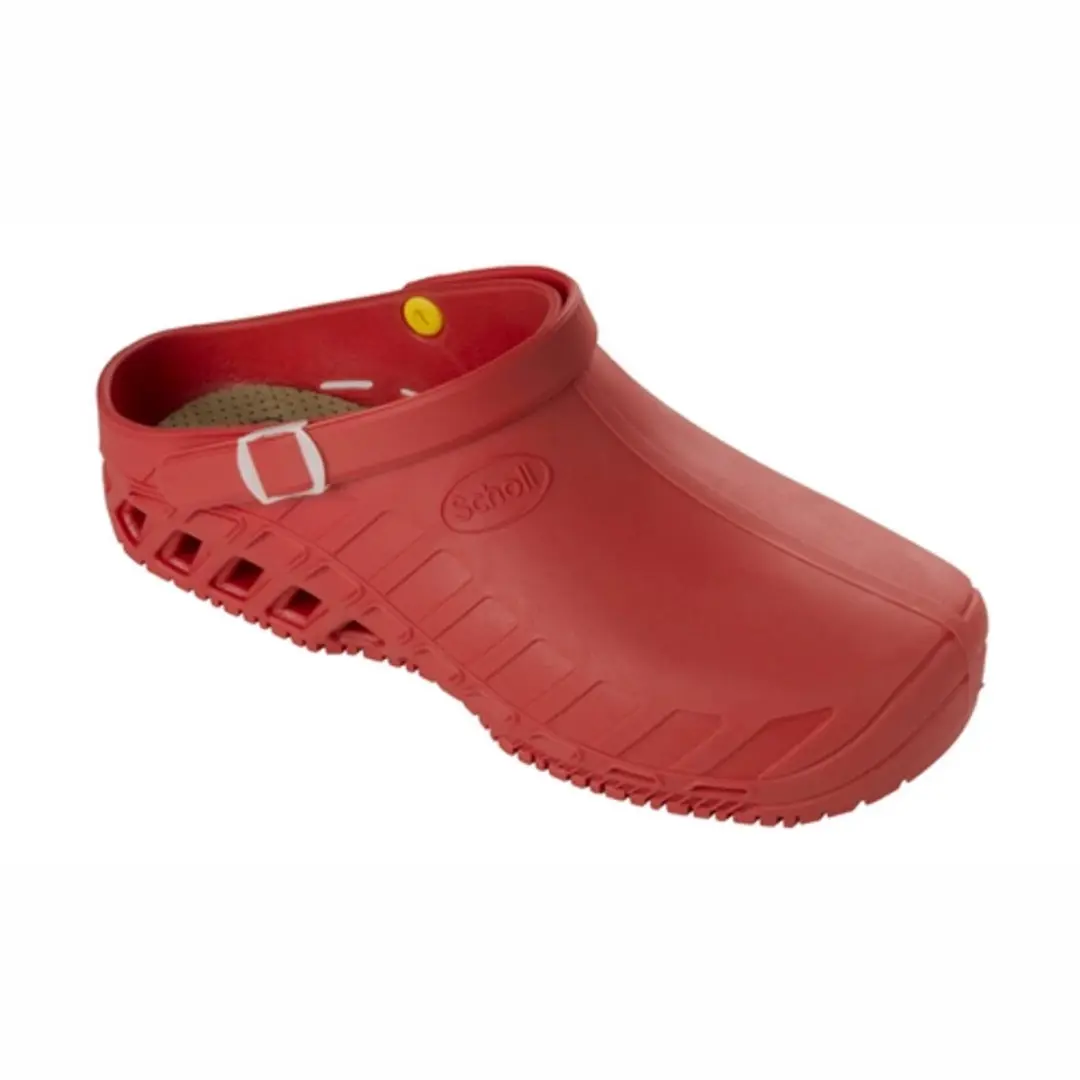 Medische Klomp Scholl Unisex Evo Red-Schoenmaat 45