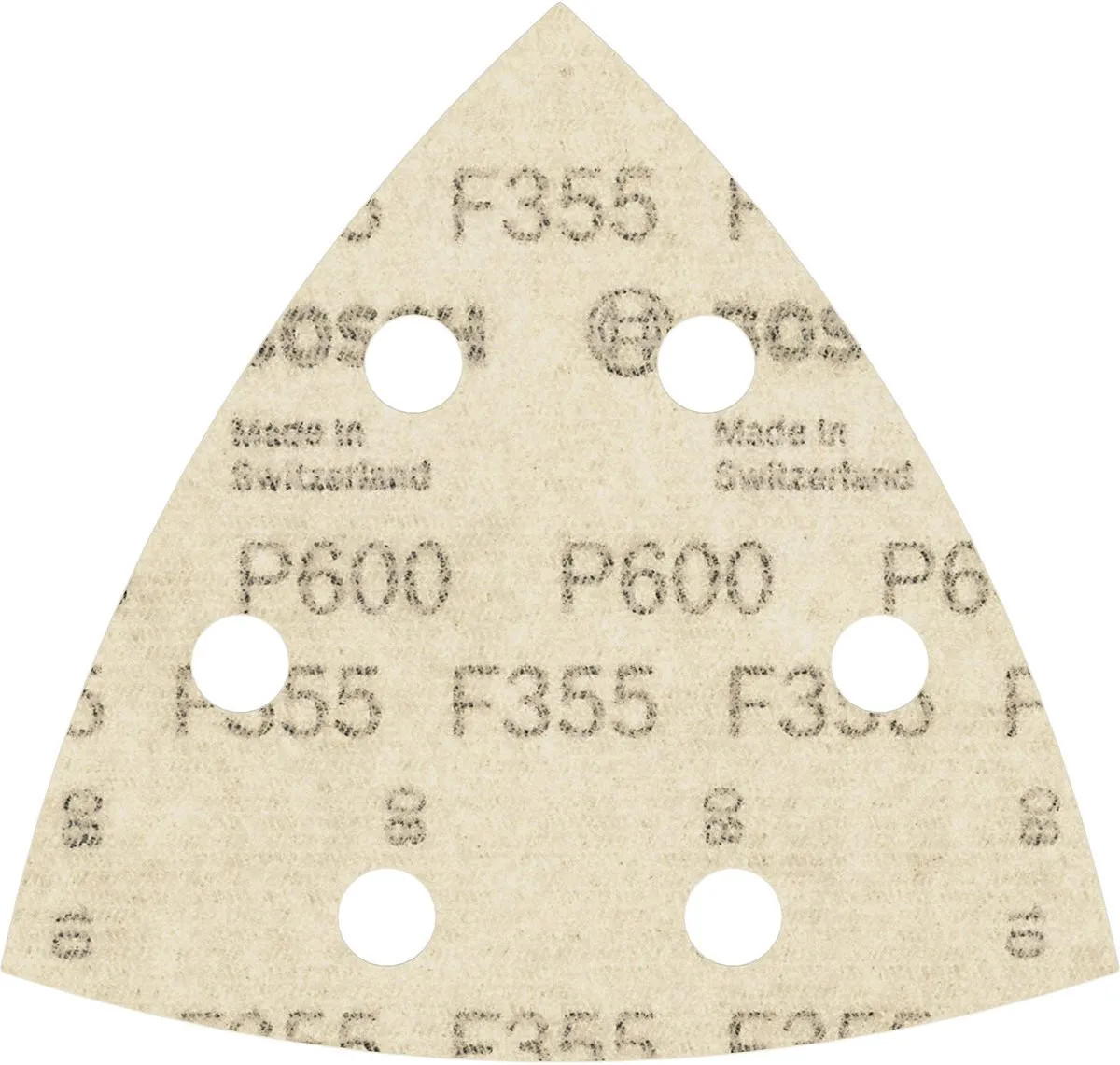 Bosch Professional Delta Schuurvel 6.600 - 5 Stuks