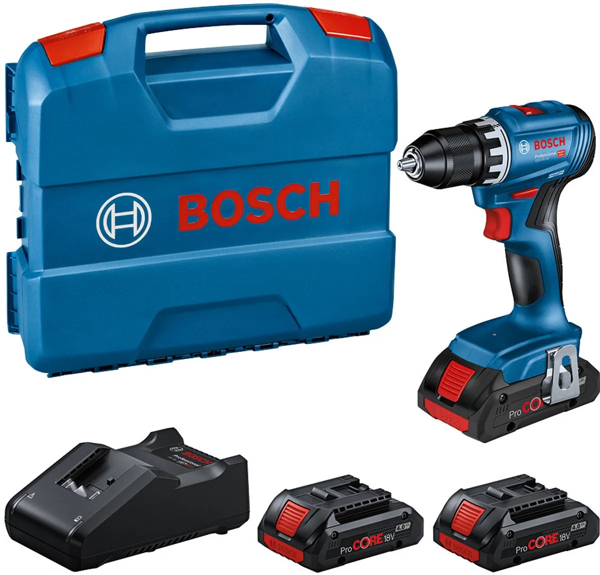 Bosch Professional GSR 18V-45 Accu Schroefboormachine - 3x Accu