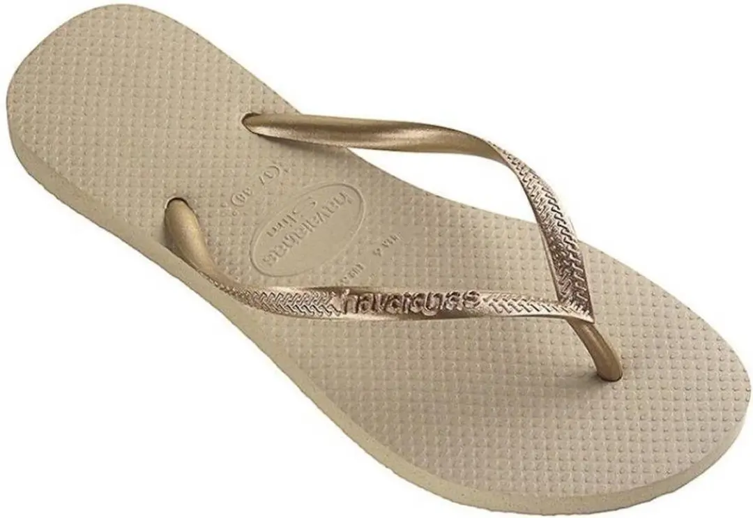 Havaianas Slim Teenslipper - Zand/Geel/Goud