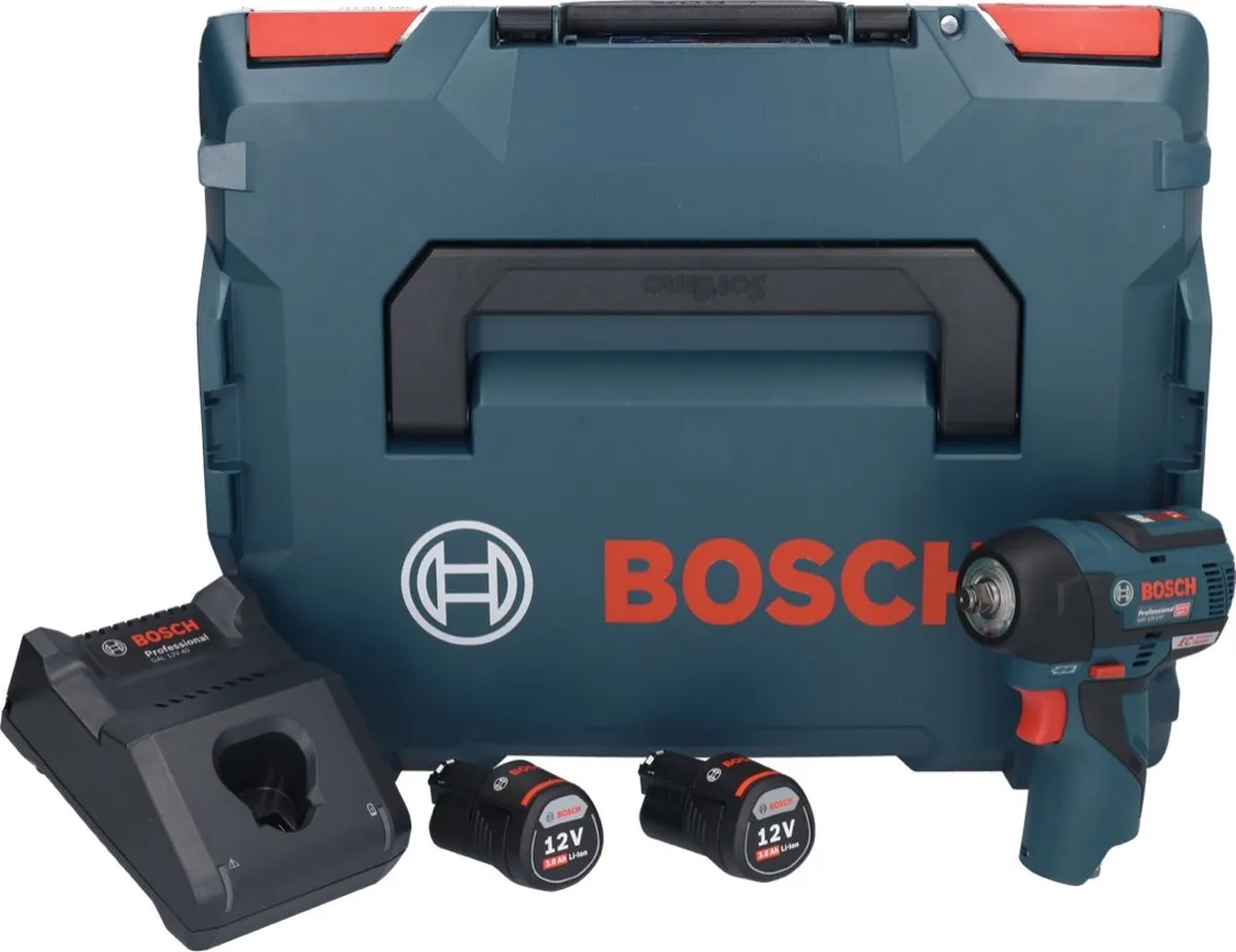 Bosch Professional GDS 12V115 Slagmoeraanzetter - 3100 Slagen/Min - 2x 3000mAh