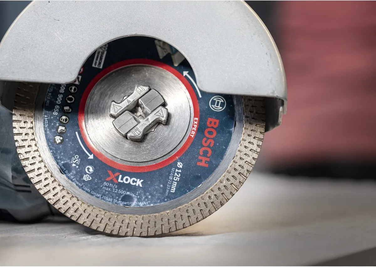 Bosch Professional EXPERT HardCeramic X-LOCK 2608900658 Diamantslijpschijf 125mm Metaal