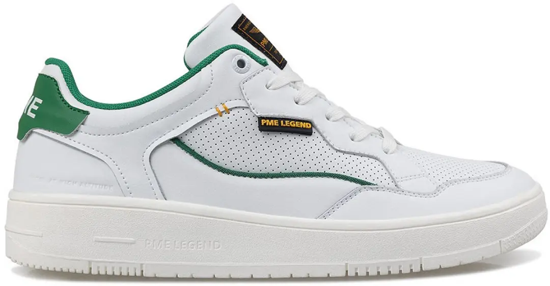 PME Legend Mulnomah wit groen sneakers heren (PBO2502040-6046)