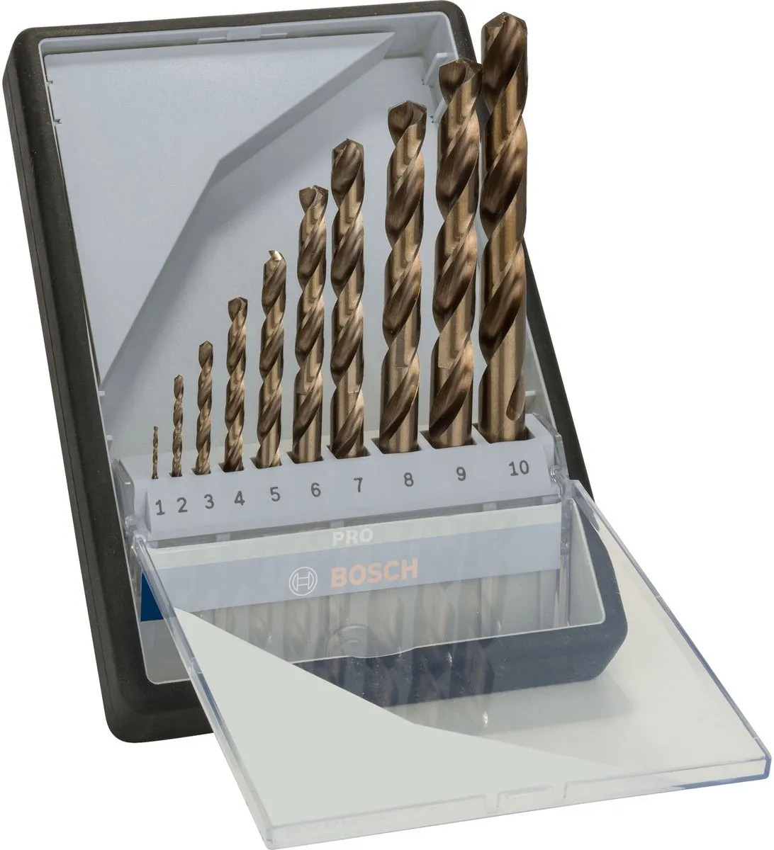 Bosch Professional Robustline HSS-CO Set 1-10mm - Metaal - 10 Stuks