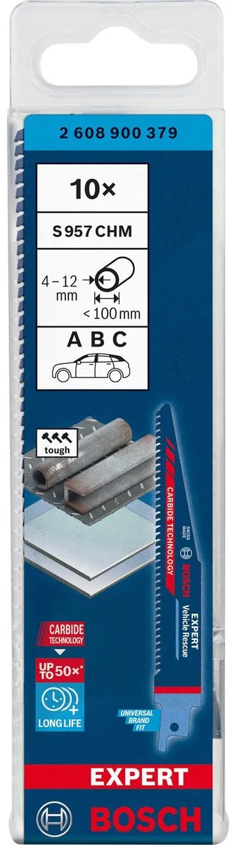 Bosch Professional Expert Reciprozaagblad 150mm - 10 Stuks