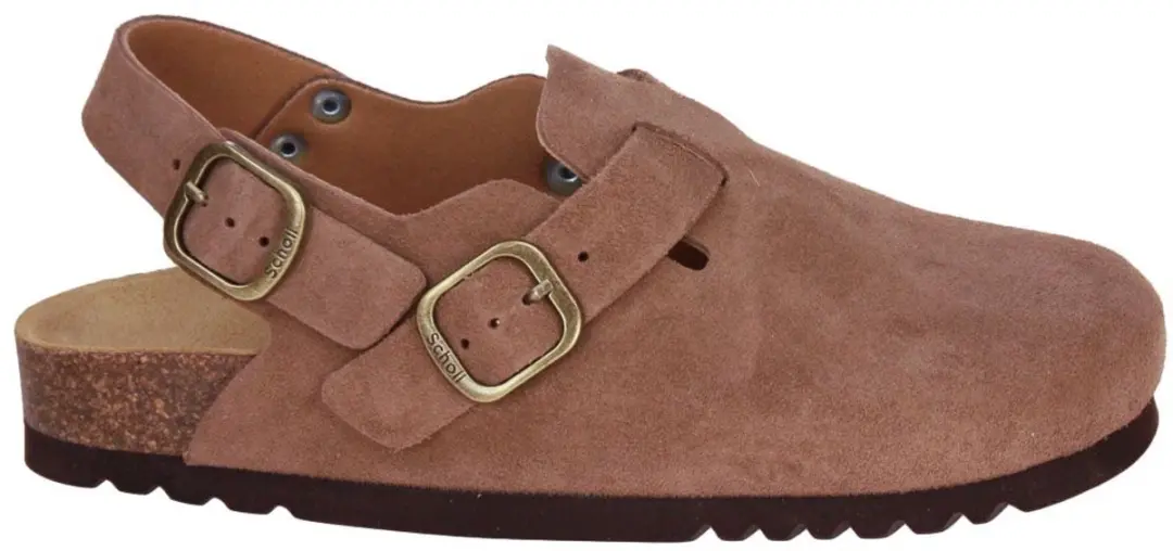 Klomp Scholl Women Fae Backstrap Taupe-Schoenmaat 38