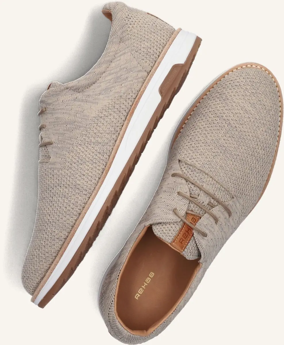 Rehab Nolan Knit Sneakers - Beige - Maat 40 - afbeelding 4 van 6