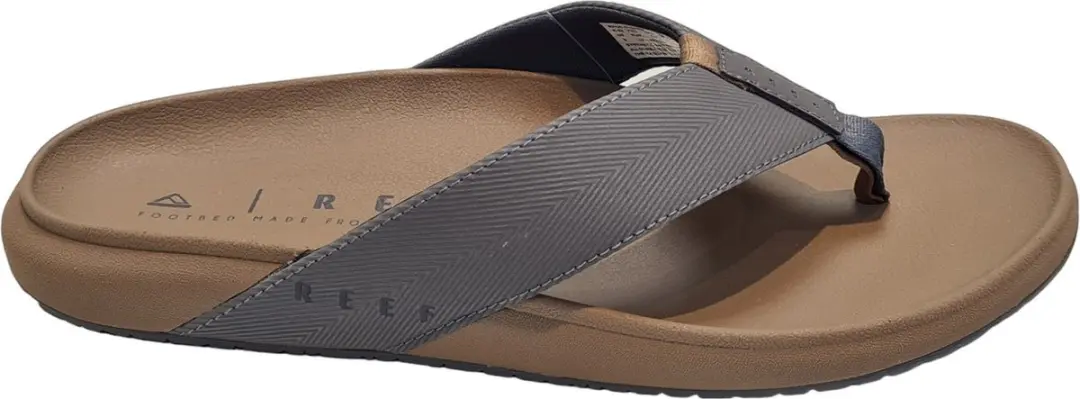 Reef The Raglan Teenslippers Heren 46 - Donkergrijs/Bruin - afbeelding 2 van 6