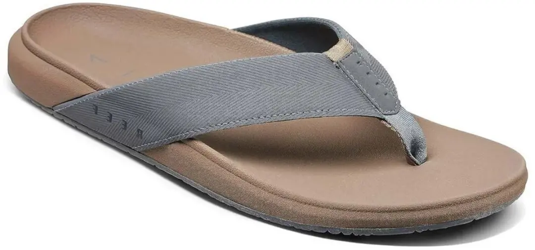 Reef The Raglan Teenslippers Heren 46 - Donkergrijs/Bruin - afbeelding 6 van 6