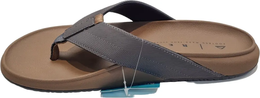 Reef The Raglan Teenslippers Heren 46 - Donkergrijs/Bruin - afbeelding 5 van 6