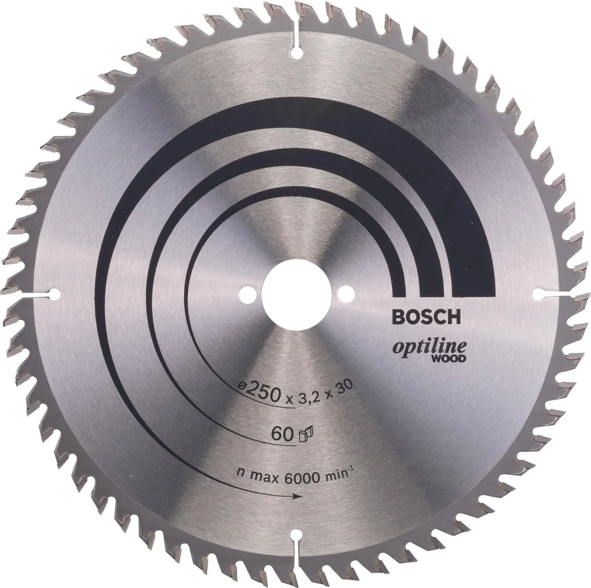 Bosch Professional Cirkelzaagblad Optiline 250mm Hout
