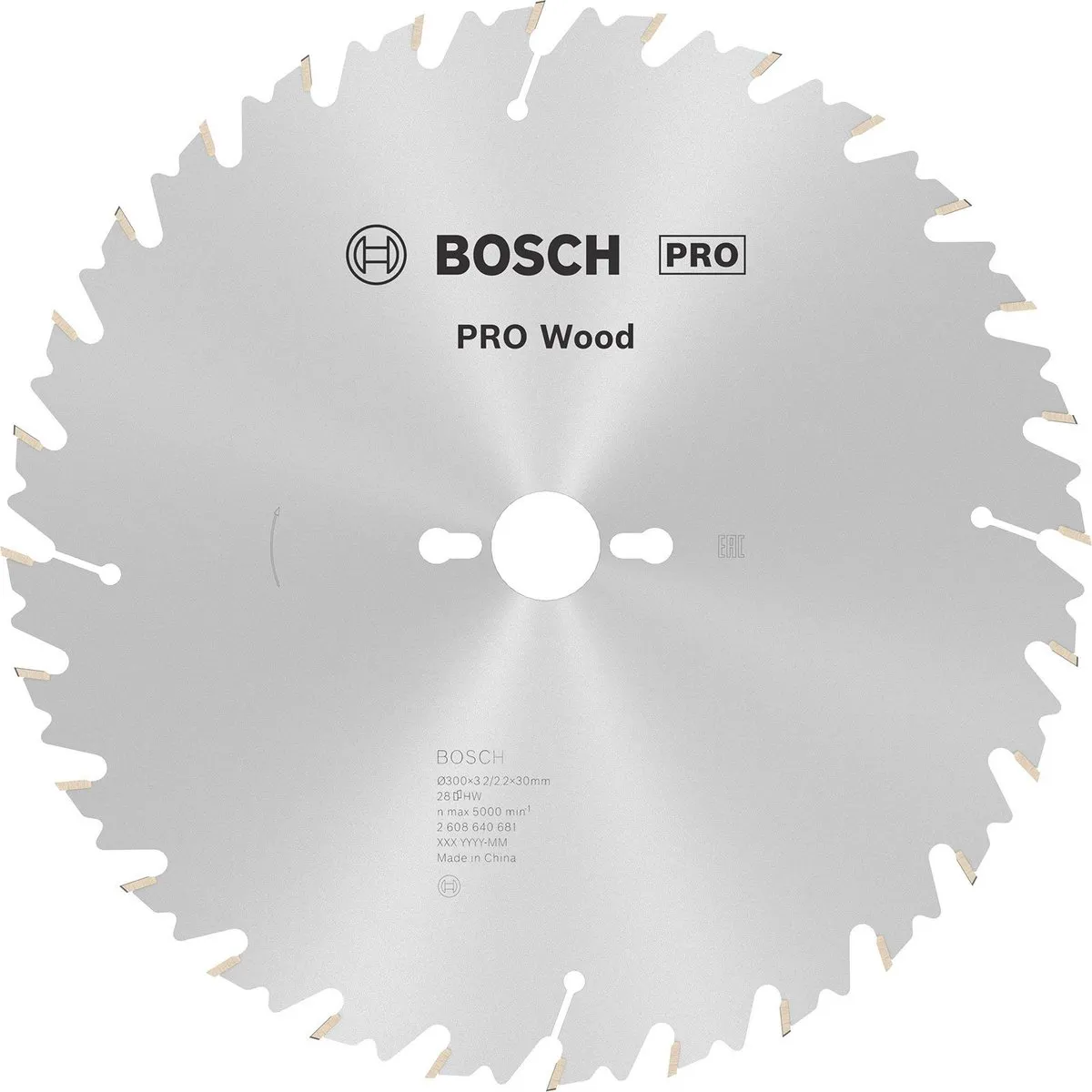 Bosch Professional Cirkelzaagblad Speed T 300x30x3,2mm 28T Hout