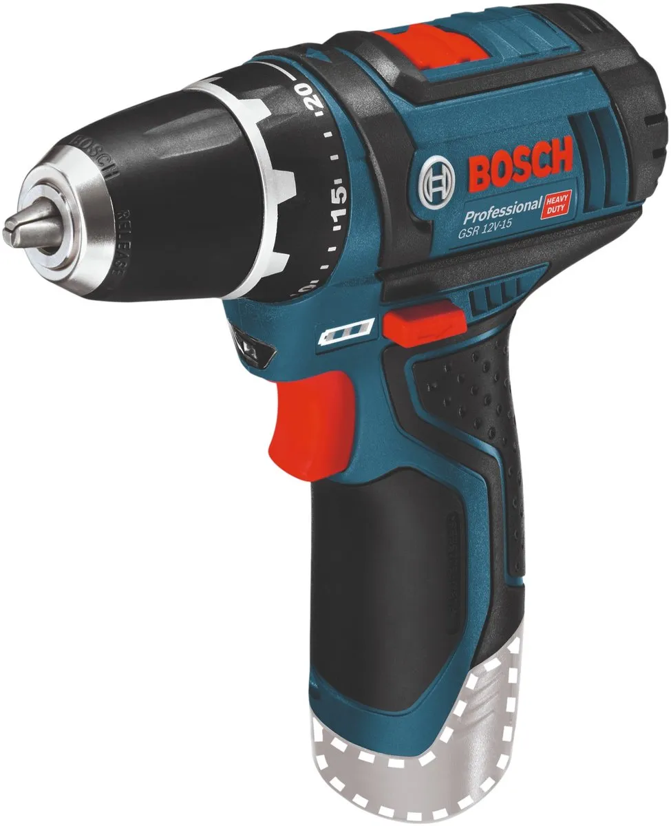 Bosch Professional GSR 12V-15 Accu Schroefboormachine - 19mm Hout
