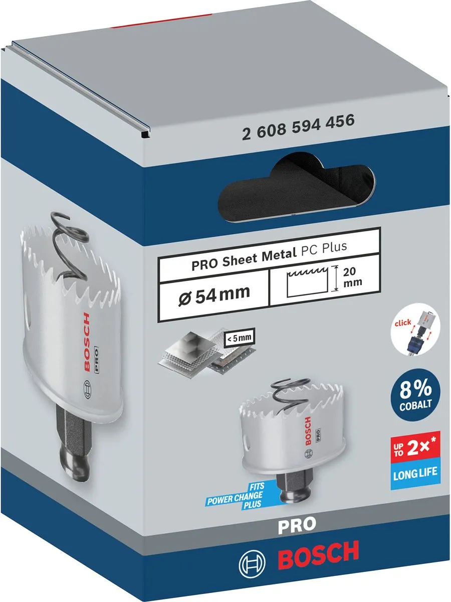 Bosch Professional PC Plus Gatenzaag 54mm - Metaal