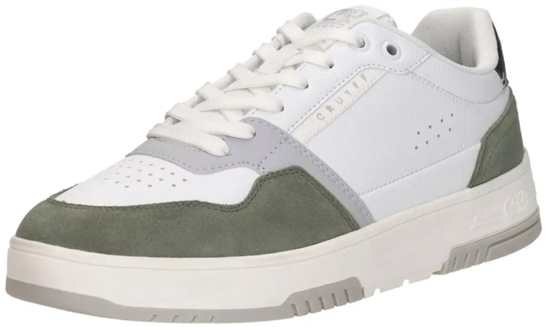 Cruyff 301213 Endorsed Sport Sneakers - Maat 46 - Wit/Groen - afbeelding 4 van 6