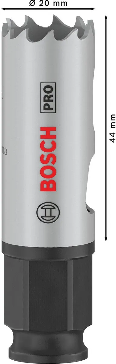 Bosch Professional PRO Multi Materiaal PC Plus Gatzaag 20mm - 24-delig