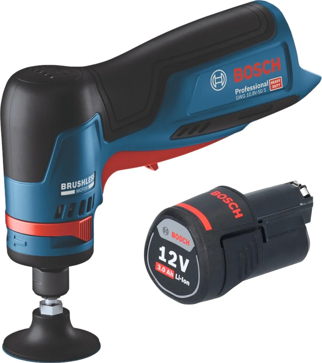 Bosch Professional GWG 12V-50 S Accu-Rechte Slijper