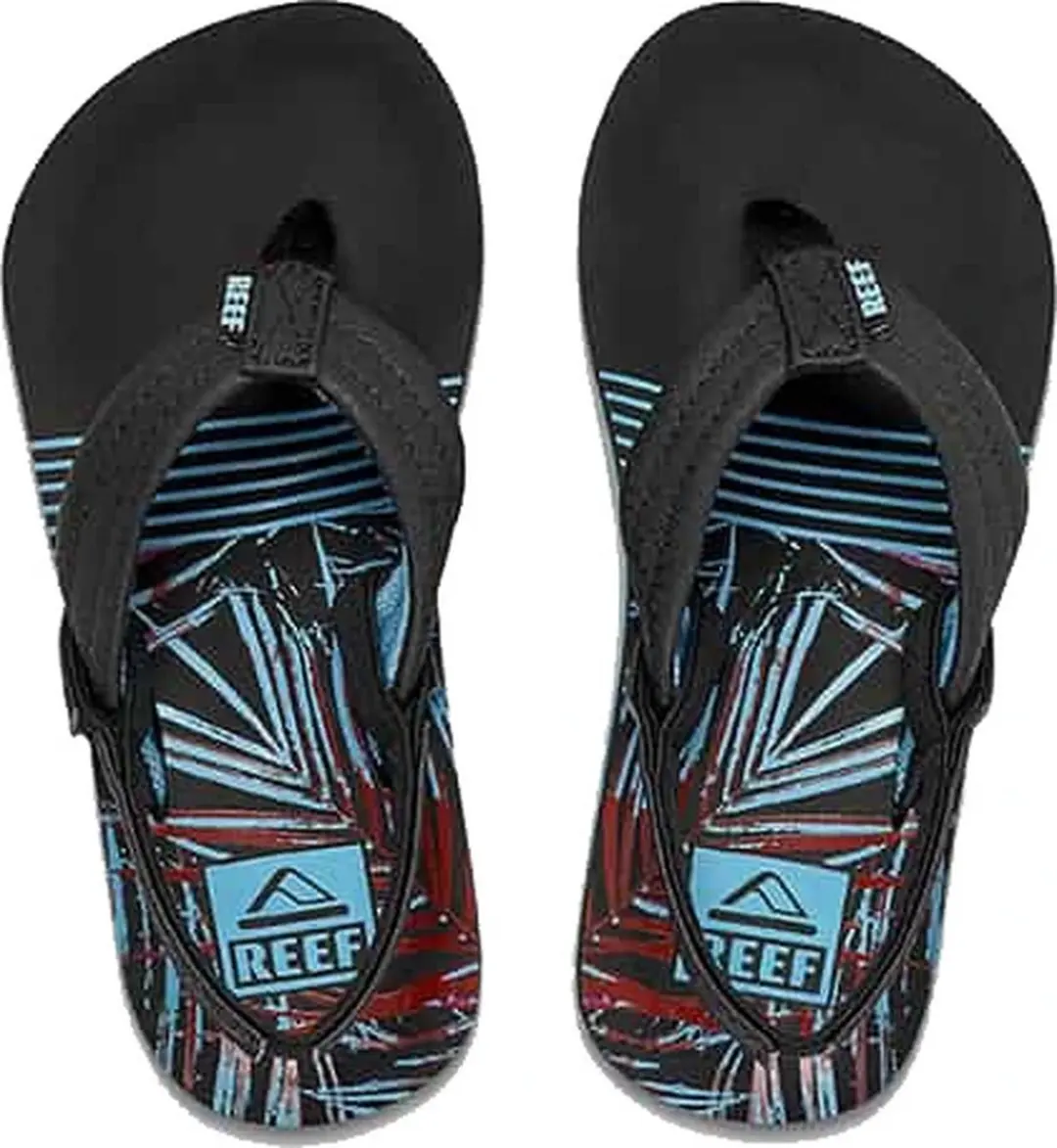 Reef Little Ahi Teenslipper 19 - Zwart - afbeelding 4 van 6