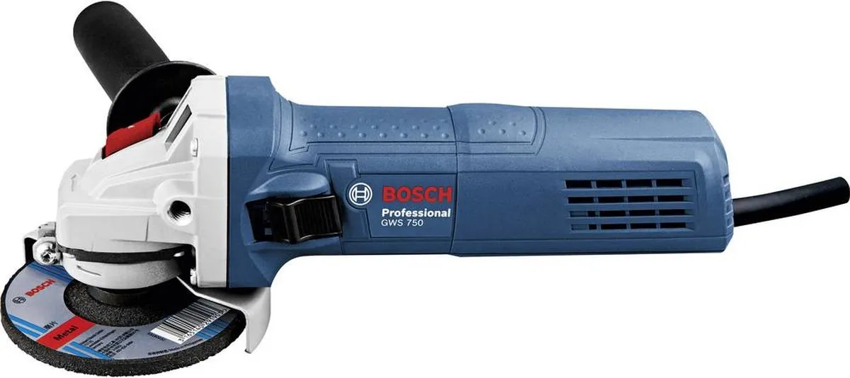 Bosch Professional GWS 750 Haakse slijper 750W - 125mm - afbeelding 2 van 4