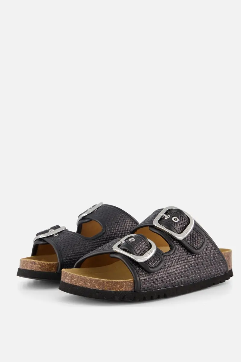 Scholl Sandalen Noelle Raffia Textiel Vrouwen