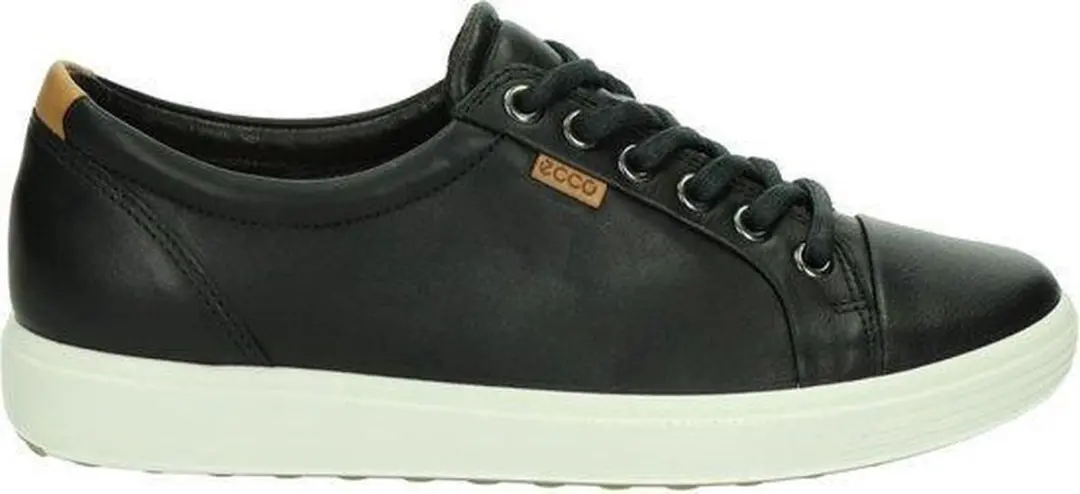 ECCO Soft 7 Dames Sneakers - Zwart - Maat 35