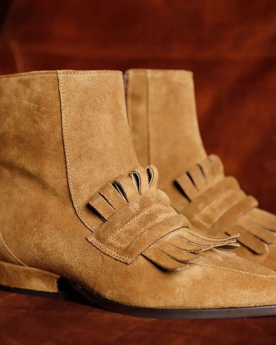 VIA VAI Vive Evie Enkellaarsjes Beige 38 - afbeelding 6 van 6