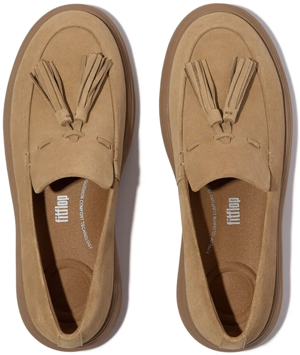 FitFlop FitFlop IQ-Comff Tassel Suede Loafers BRUIN
