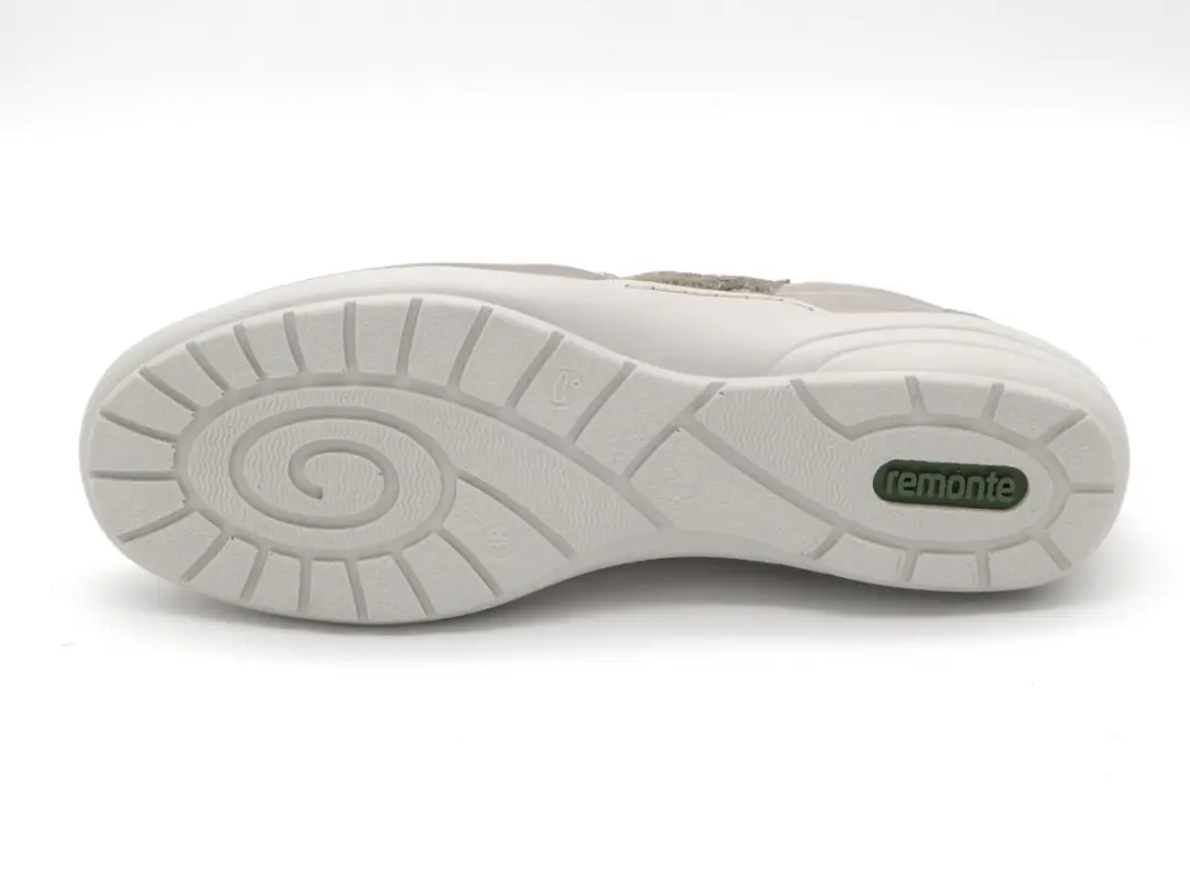 Remonte R7600 Dames Klittenbandschoen - Lichtbeige - Maat 40 - afbeelding 2 van 4