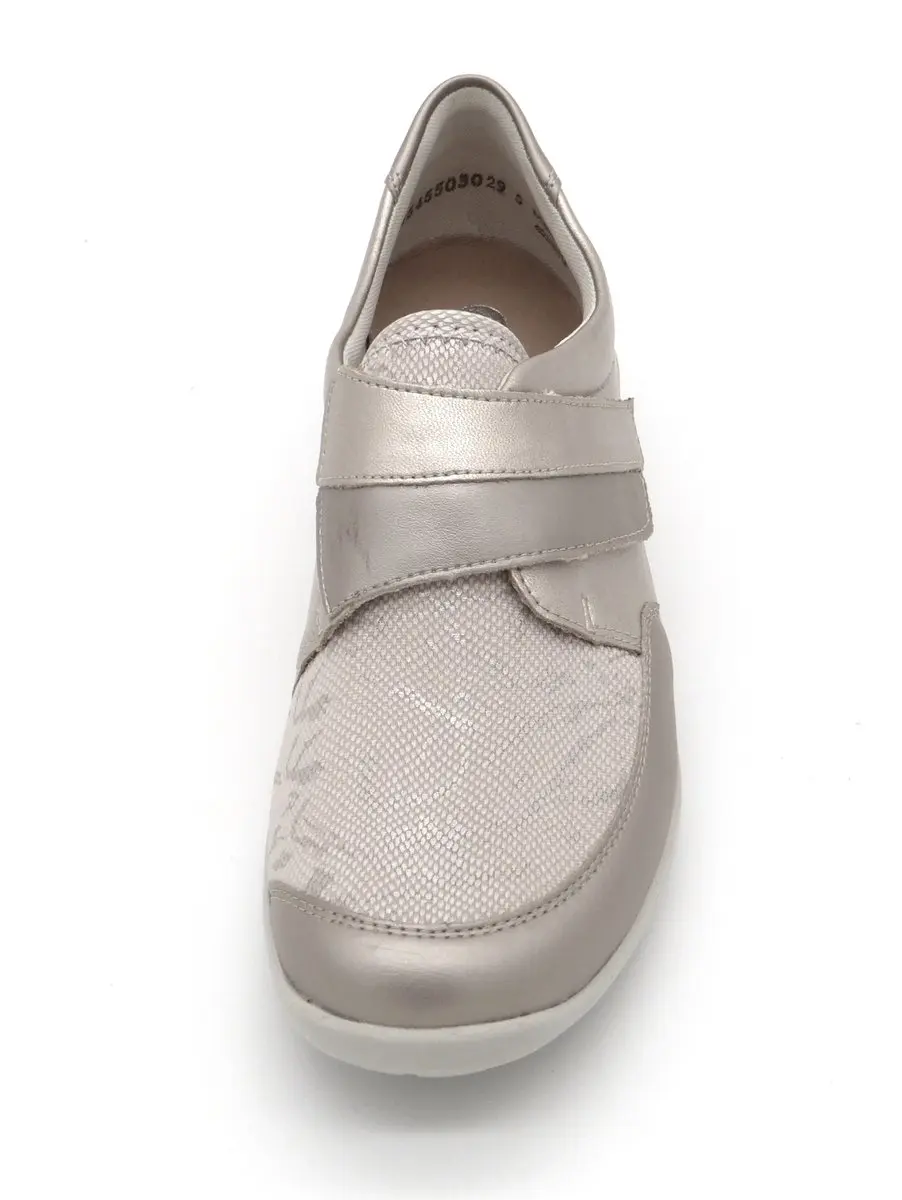 Remonte R7600 Dames Klittenbandschoen - Lichtbeige - Maat 40 - afbeelding 3 van 4