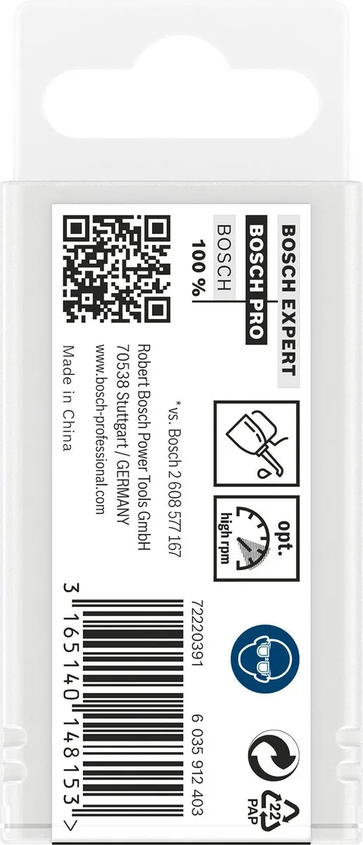 Bosch Professional HSS-G DUBBELBOOR 5.1mm - 10 Stuks