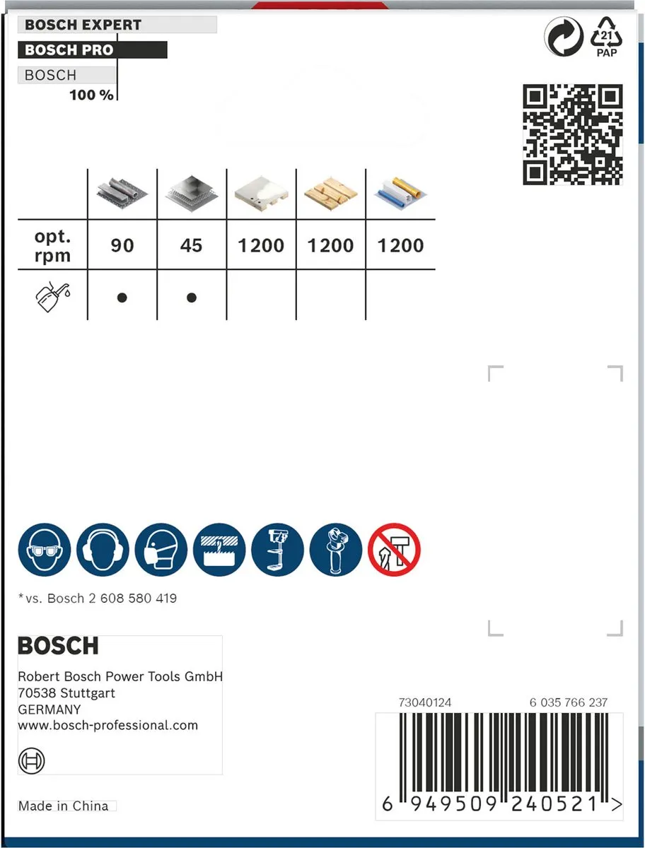 Bosch Professional Multi Materiaal PC Plus Gatenzaag 95mm - afbeelding 6 van 6